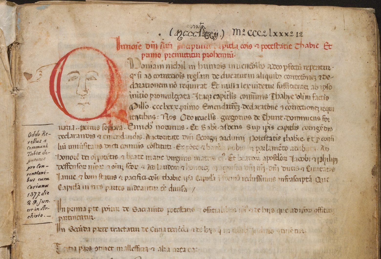 Comune di Taggia, Delibere, reg. 1