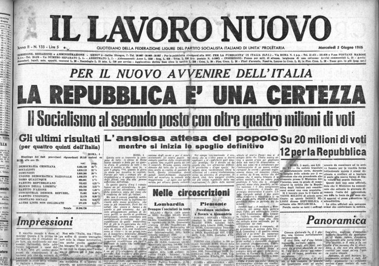 Il 2 Giugno nelle fonti liguri
