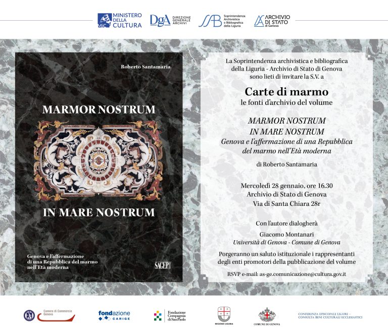 Carte di marmo: le fonti d’archivio del volume Marmor nostrum in Mare Nostrum